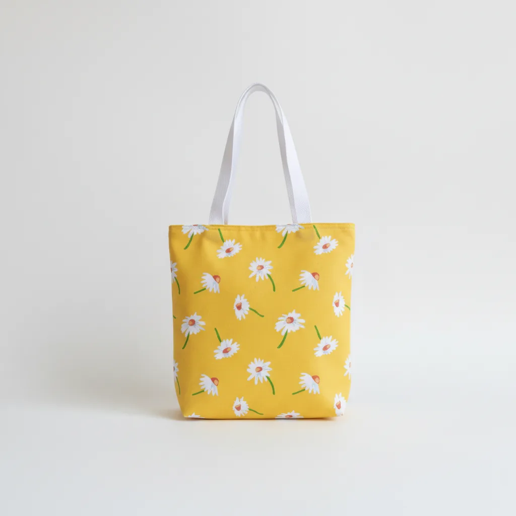 Bolsa Compra - Amarilla floral